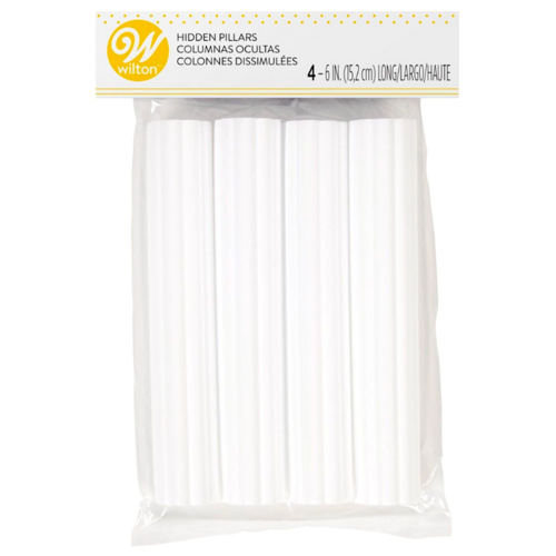 WILTON INVISIBLE CAKE PILLARS - 15,2 CM