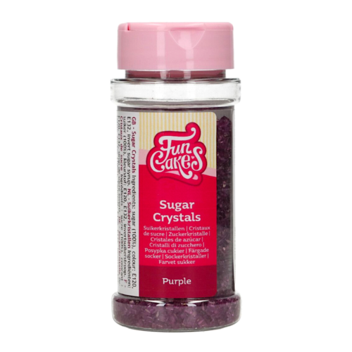 FUNCAKES SUGAR CRYSTALS - PURPLE 80 G