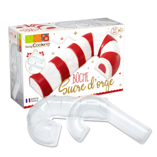 SCRAPCOOKING MOULDS SET - CANDY CANE LOG