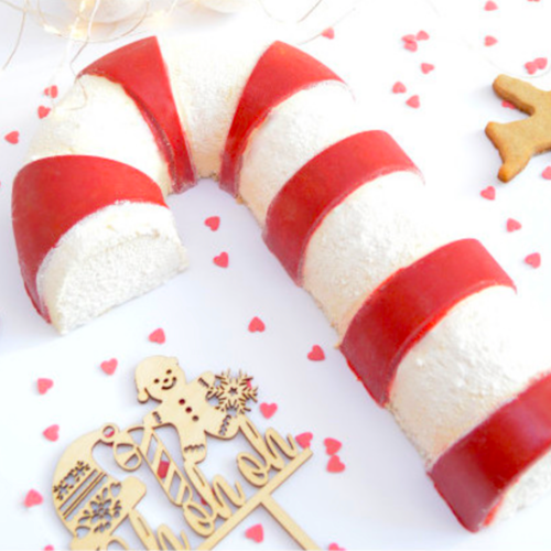 SCRAPCOOKING MOULDS SET - CANDY CANE LOG