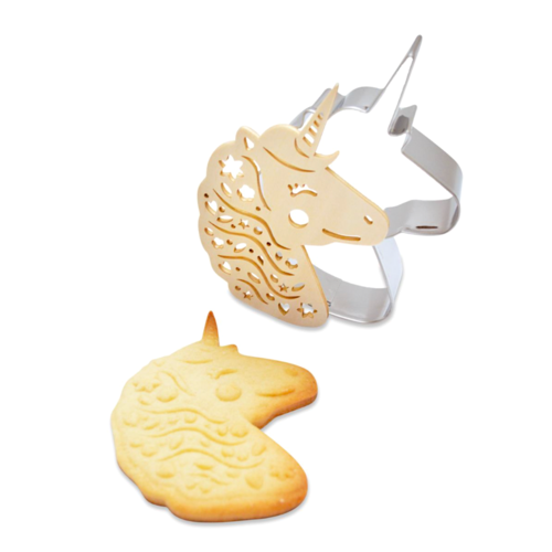 SCRAPCOOKING BISCUIT CUTTER + STAMP - UNICORN