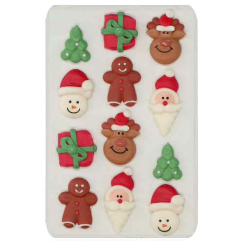 WILTON SUGAR DECORATIONS - CHRISTMAS