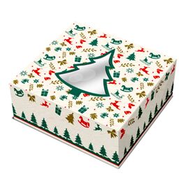 BOX FOR ROSCON DE REYES CHRISTMAS DESIGN - 30 X 7,5 CM