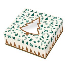 BOX FOR ROSCON DE REYES CHRISTMAS DESIGN -  28 X 7,5 CM