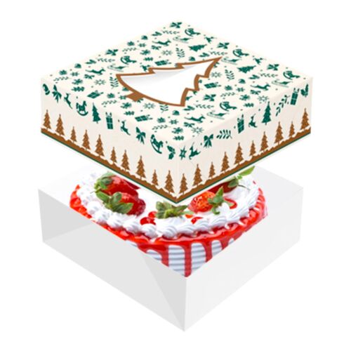 BOX FOR ROSCON DE REYES CHRISTMAS DESIGN -  28 X 7,5 CM