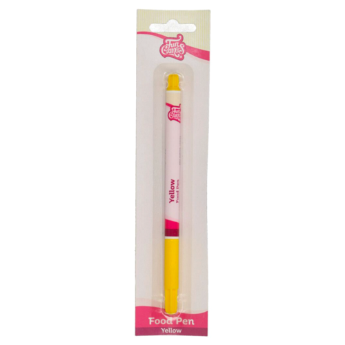 FUNCAKES EDIBLE PEN - YELLOW