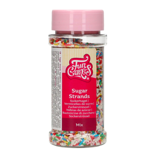 FUNCAKES SUGAR NOODLES - COLOURS MIX 80 G