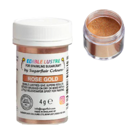 SUGARFLAIR EDIBLE GLITTER - ROSE GOLD (4 G)