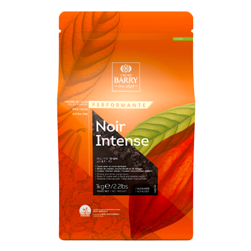 COCOA BARRY 100% COCOA POWDER - "NOIR INTENSE" 1 KG