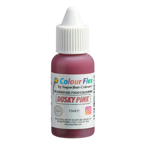 SUGARFLAIR LIPOSOLUBLE DYE "COLOURFLEX" - DUSKY PINK 15 ML