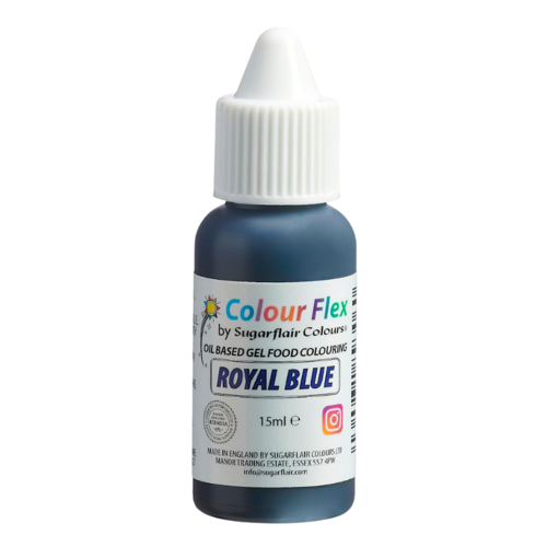 SUGARFLAIR LIPOSOLUBLE DYE "COLOURFLEX" - ROYAL BLUE 15 ML