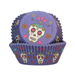 FUNCAKES CUPCAKE CAPSULES - MEXICAN SKULL