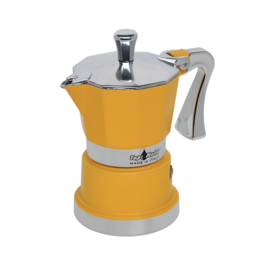 TOP MOKA "SUPER TOP" COFFEE MAKER  - YELLOW (1 CUP)