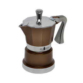 TOP MOKA "SUPER TOP" COFFEE MAKER  - BROWN (1 CUP)