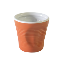 TOP MOKA "CRINKLE CUP" MUG SET - ORANGE