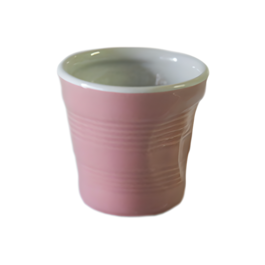 TOP MOKA "CRINKLE CUP" MUG SET - PINK