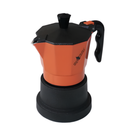 TOP MOKA COFFEE MACHINE - ORANGE (1 CUP)