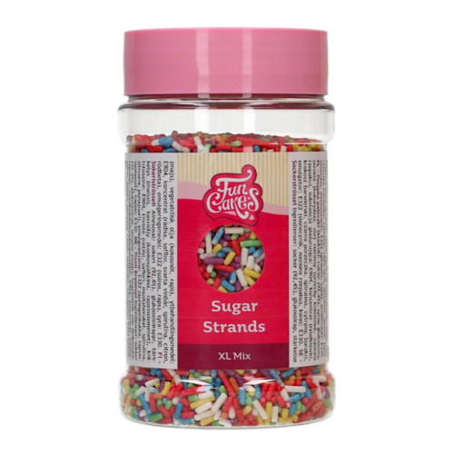 FUNCAKES SUGAR NOODLES - XL COLOURS MIX 225 G