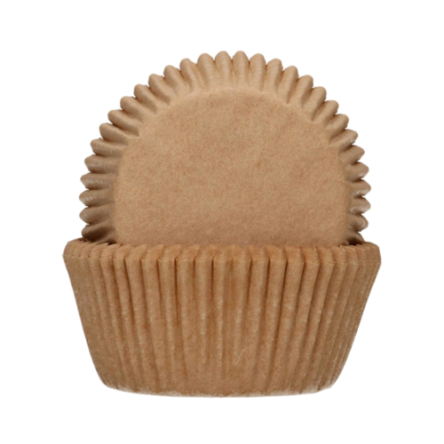 FUNCAKES CUPCAKE CAPSULES - KRAFT BROWN