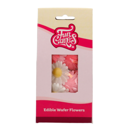 FUNCAKES WAFER PAPER FLOWERS - DAISIES