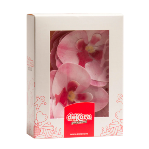 DEKORA WAFER FLOWERS - PINK ORCHID