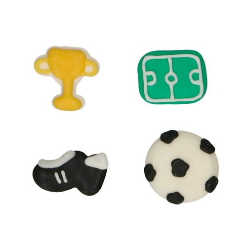 FUNCAKES SUGAR DECORATIONS - FOOTBALL