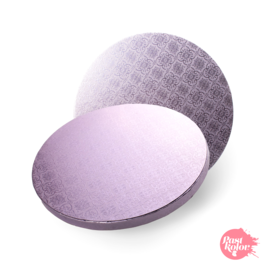 ROUND CAKE DRUM - VIOLET 30 CM Ø / 12 MM THICK