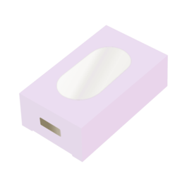 SIMPLY MAKING SET OF ICE CREAM BOXES - PASTEL PURPLE (10 U)