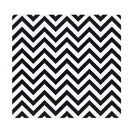 INDIVIDUAL TABLE MAT - ZIGZAG BLACK