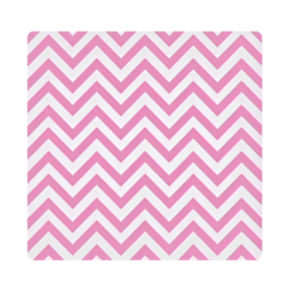 INDIVIDUAL TABLE MAT - ZIGZAG PINK