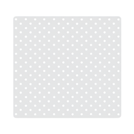 INDIVIDUAL TABLE MAT - WHITE POLKA DOTS