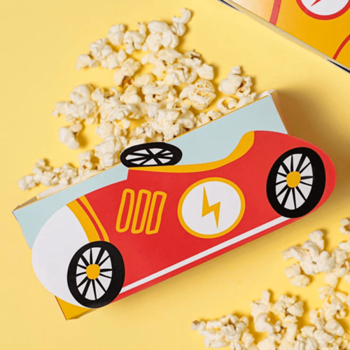 PARTYDECO PAPER SNACK BOXES - CARS