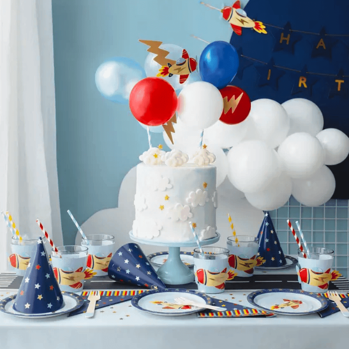 PARTYDECO BALLOON CAKE TOPPER - AIRPLANE