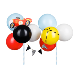 PARTYDECO BALLOON CAKE TOPPER - CAR