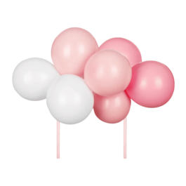 PARTYDECO BALLOON CAKE TOPPER - PINK