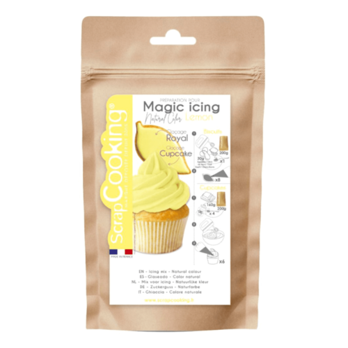 SCRAPCOOKING ICING MIX - LEMON YELLOW 200 G