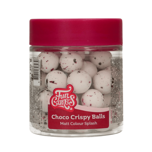 FUNCAKES CHOCOLATE CRUNCHY BALLS - MATT COLOUR SPLASH 130 G