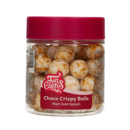 FUNCAKES CHOCOLATE CRUNCHY BALLS -  MATT GOLD SPLASH 130 G