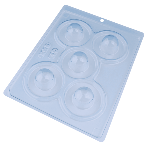 BWB CHOCOLATE MOULD - ROUND PRALINE (5 CAVITIES)