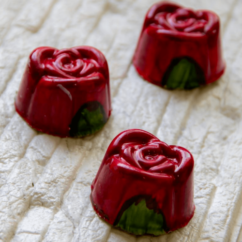 BWB CHOCOLATE MOULD - ROSE PRALINE (5 CAVITIES)