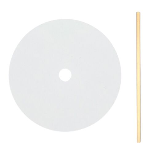 EN PAPIERS WOOD CAKE BASE SET (Ø 25 CM - 9 MM THICK) + STICKS 50 CM (2 PCS.)