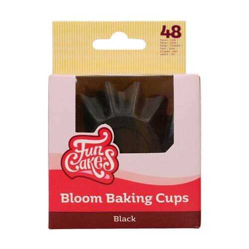 FUNCAKES "BLOOM" CUPCAKE CAPSULES - BLACK