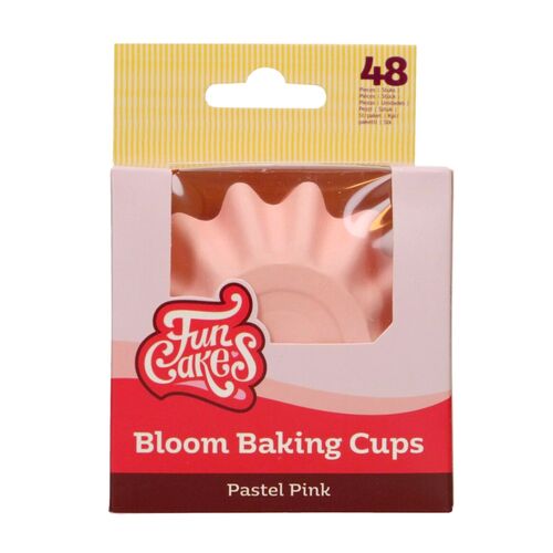 FUNCAKES "BLOOM" CUPCAKE CAPSULES - PASTEL PINK