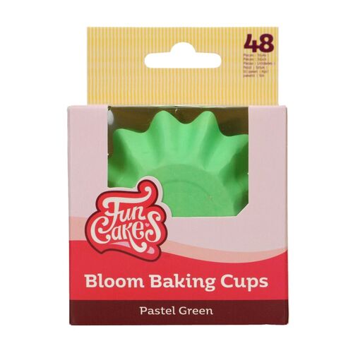 FUNCAKES "BLOOM" CUPCAKE CAPSULES - PASTEL GREEN