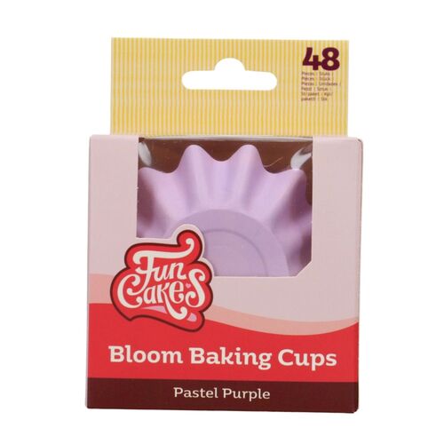 FUNCAKES "BLOOM" CUPCAKE CAPSULES - PASTEL VIOLET