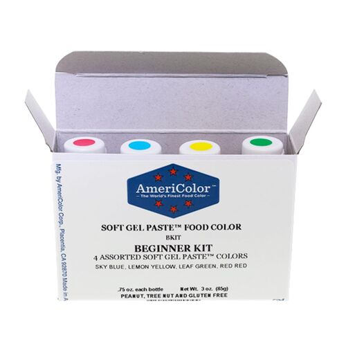 AMERICOLOR “BEGINNER KIT” - 4 GEL DYES 84 G