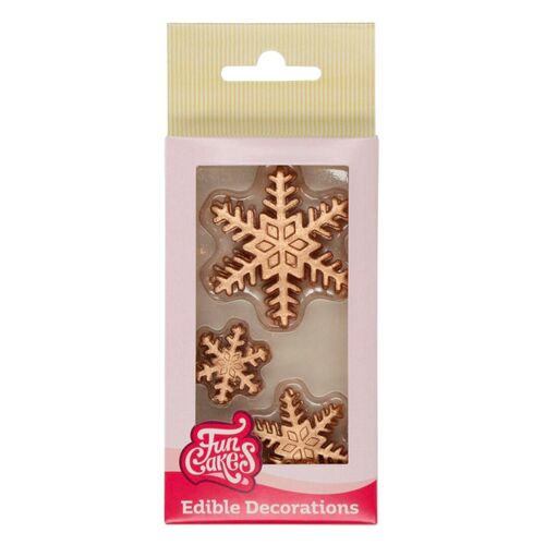 FUNCAKES SUGAR DECORATIONS - ICE CRYSTAL BRONZE