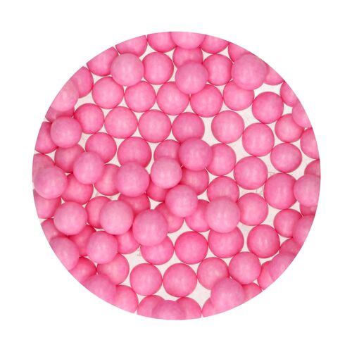 FUNCAKES SOFT SUGAR PEARLS - PINK (Ø 10 MM) 70 G