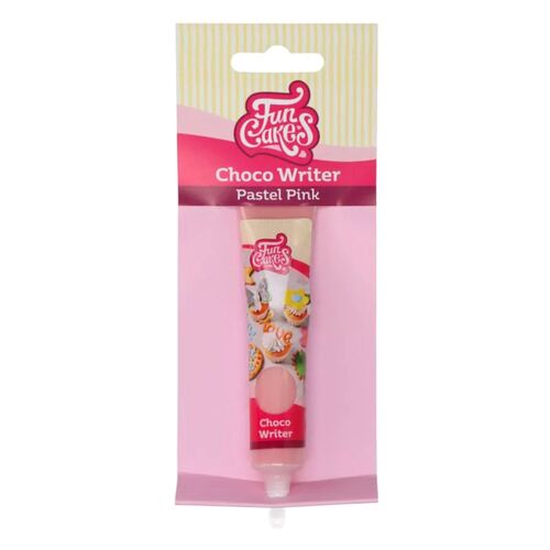 FUNCAKES  ‘CHOCO WRITER’ - PASTEL PINK 25 G