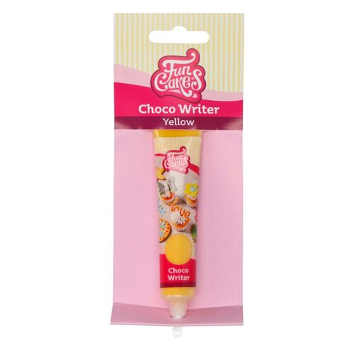 FUNCAKES  ‘CHOCO WRITER’ - YELLOW 25 G